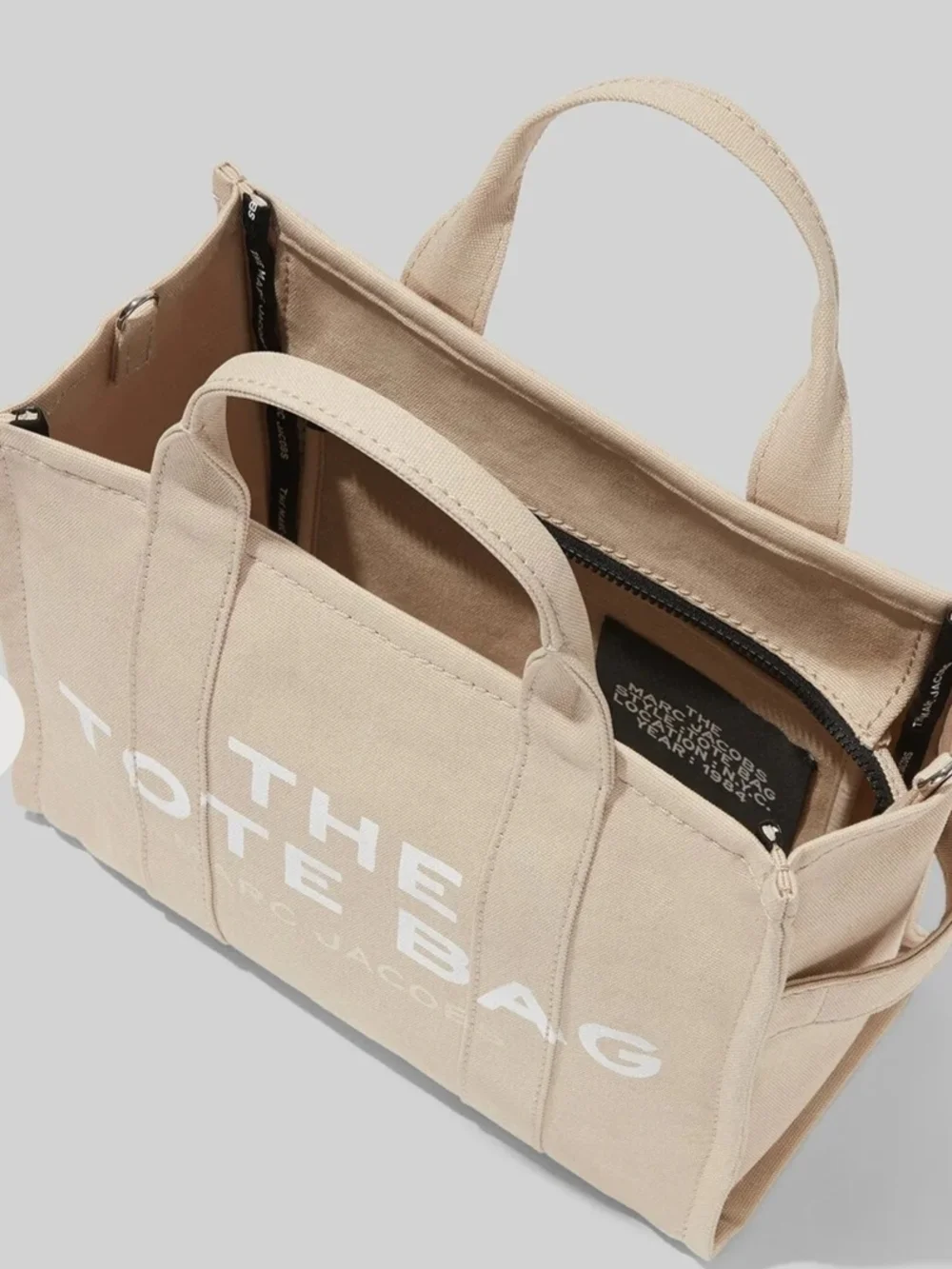 New Authentic Marc Jacobs The Medium Canvas Tote Bag